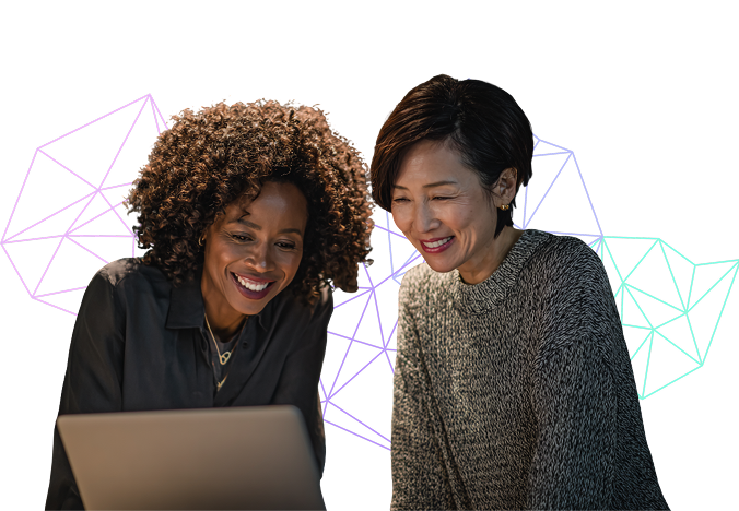 Multitasking woman with child